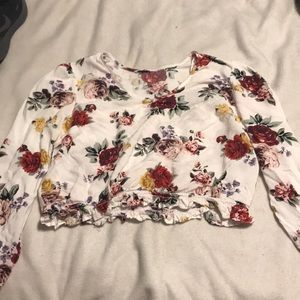 Long sleeve Crop Top